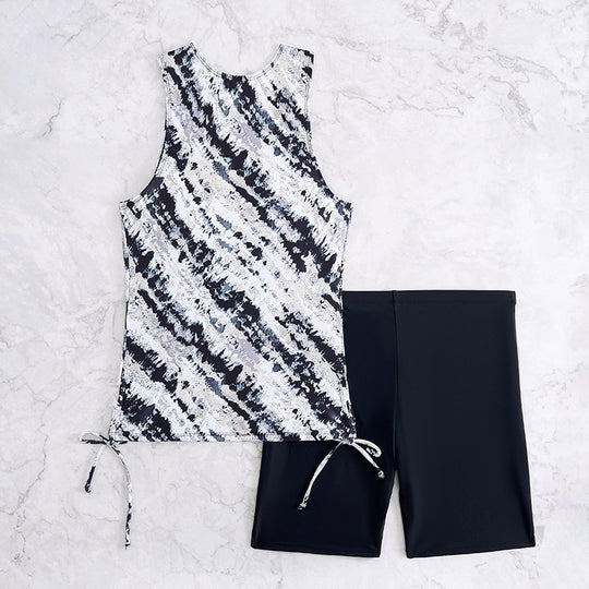Damen Tankini-Set mit modischem Tragekomfort und verstellbaren Bändern EB