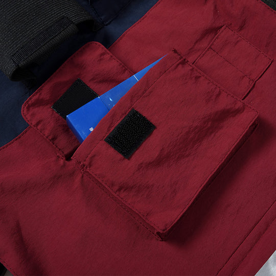 Unisex Multifunktionale Utility-Weste mit Reflektorstreifen ID‑Fenster und verstellbaren Seitengurten EB