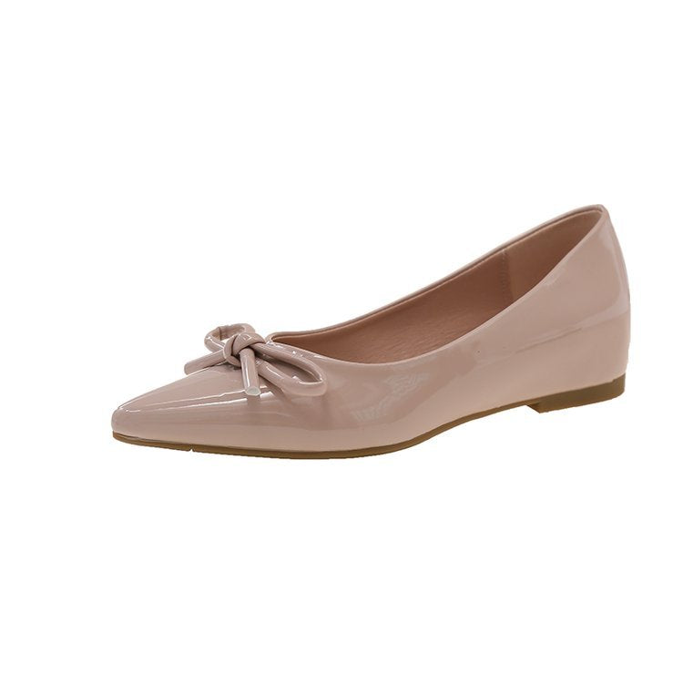 Damen Spitzenballerinas mit dekorativem Schleifenakzent EB