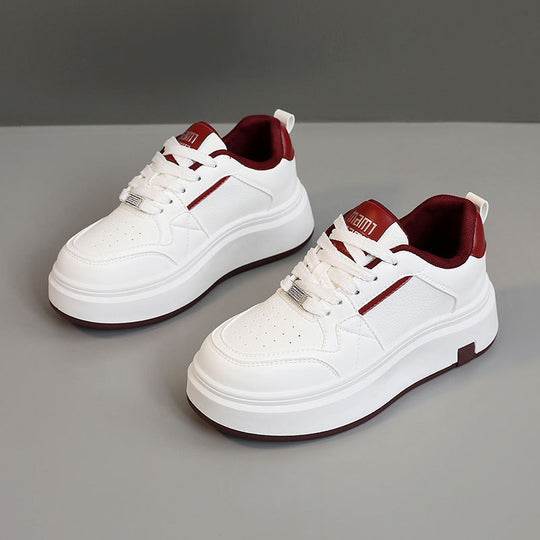 Damen modische Sneakers mit dämpfendem Komfort und trendiger Plateausohle EB