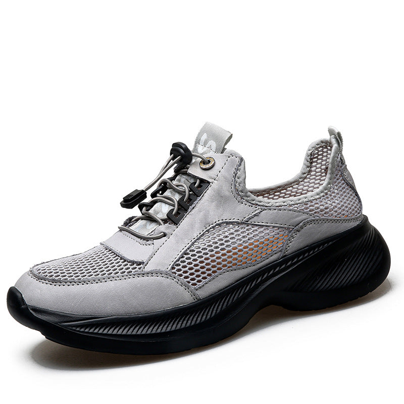 Herren Atmungsaktive Freizeitsneaker mit elastischem Schnellverschluss EB