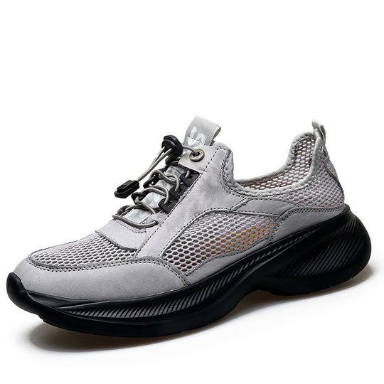 Herren Atmungsaktive Freizeitsneaker mit elastischem Schnellverschluss EB