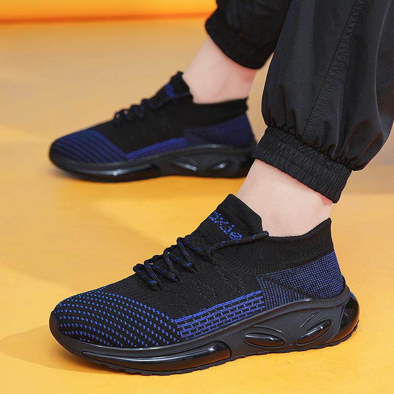 Damen Strick-Laufschuhe mit stoßdämpfender Sohle und atmungsaktivem Design EB
