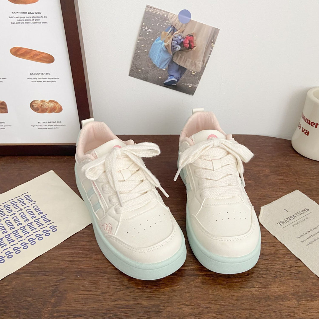Damen Sportliche Sneakers mit verspielten Tiermotiven und atmungsaktiver Laufsohle EB