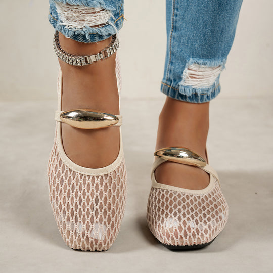 Damen Elegante Spitzenschuhe mit dekorativen Schleifen und funkelnden Akzenten EB
