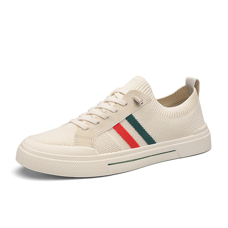 Damen Sportliche Sneakers mit strukturiertem Obermaterial und elastischem Komfort EB