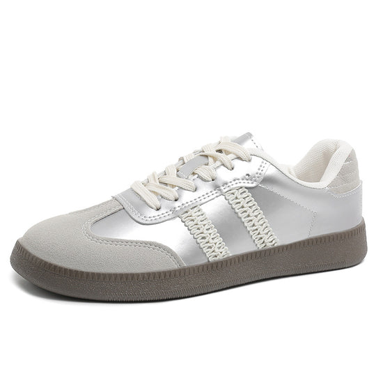 Damen Sportliche Sneaker mit reflektierendem Obermaterial und gepolsterter Innensohle EB