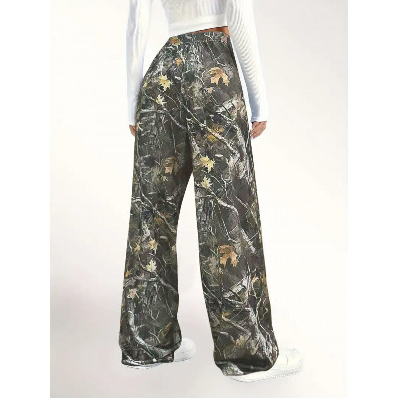 Damen Camouflage weite Hose EB