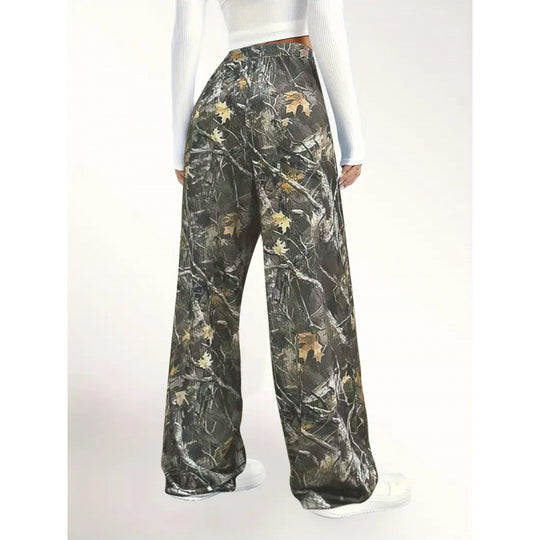 Damen Camouflage weite Hose EB