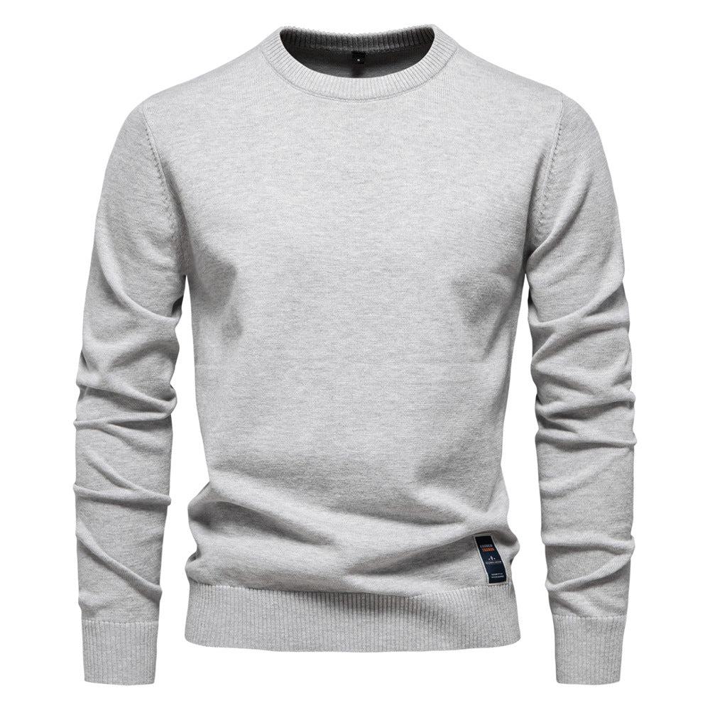 Herren Strickpullover aus hochwertiger Baumwollmischung mit angenehmer Passform EB