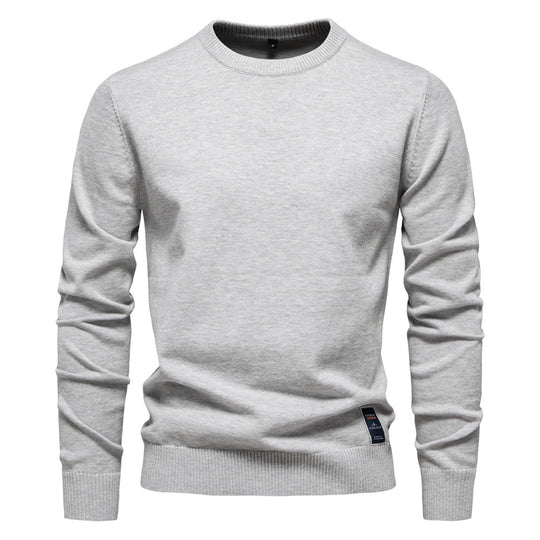 Herren Strickpullover aus hochwertiger Baumwollmischung mit angenehmer Passform EB