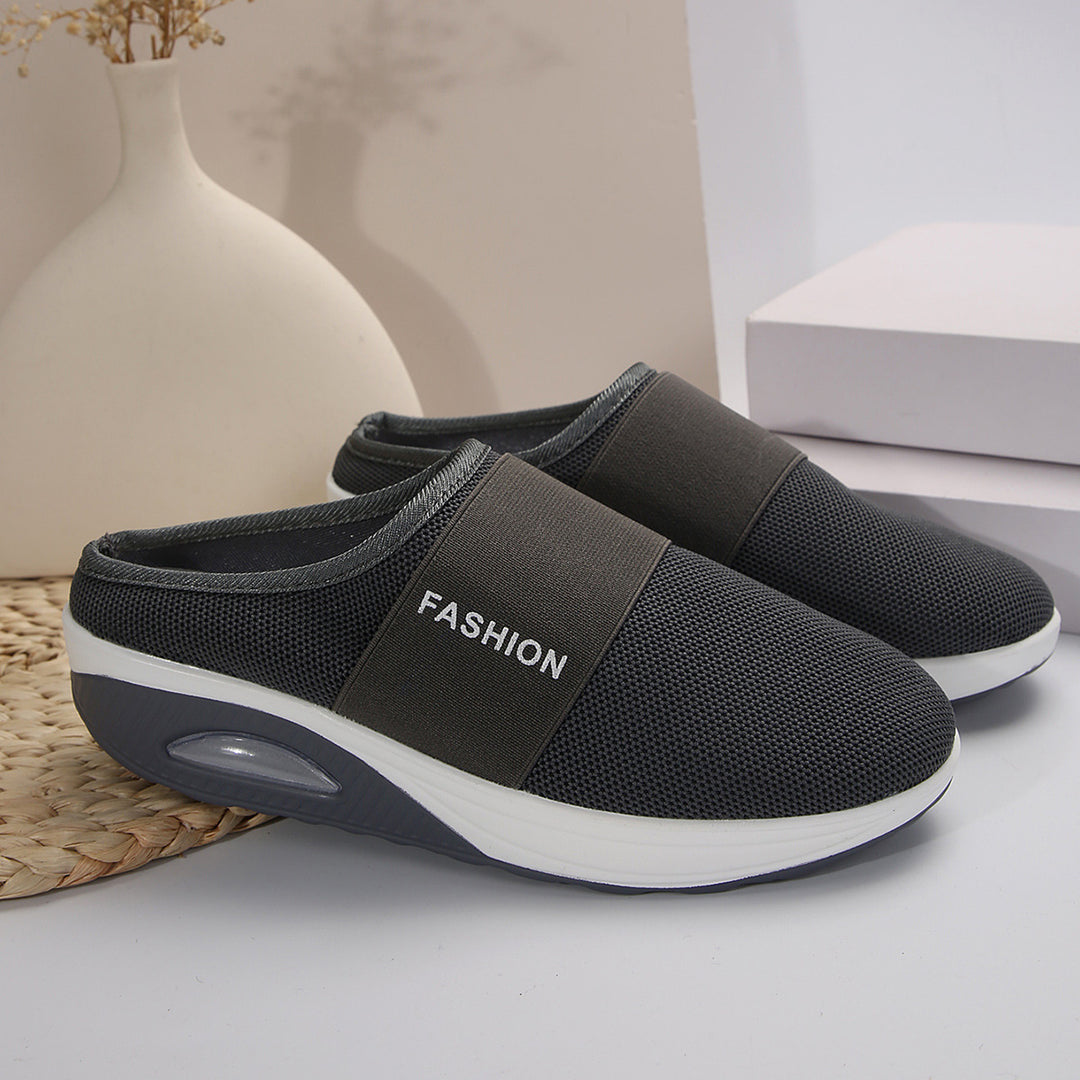Damen Komfortable Slipper mit atmungsaktivem Obermaterial EB