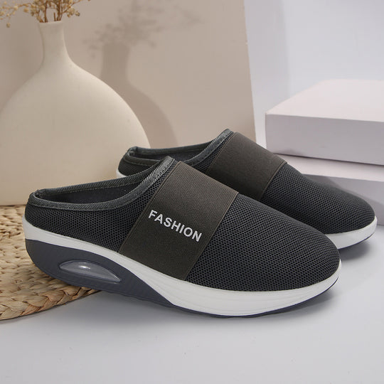 Damen Bequeme Slip-On Clogs mit atmungsaktiver Mesh-Oberfläche und flexibler Sohle EB