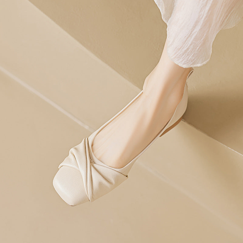 Damen Ballerinas mit elegantem Knoten-Design EB