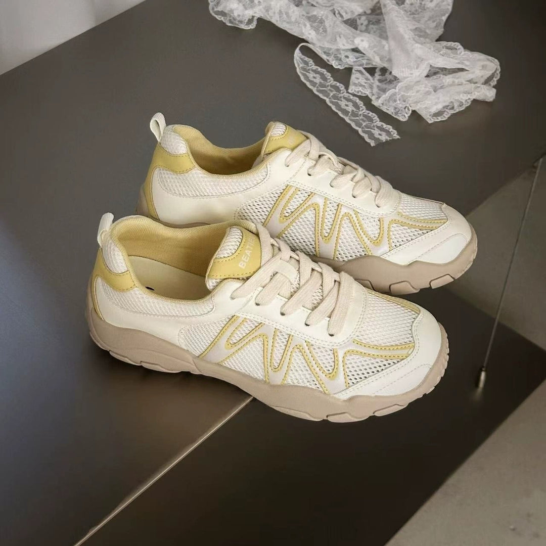 Damen Sportliche Sneakers mit dämpfendem Komfort und atmungsaktiver Konstruktion EB