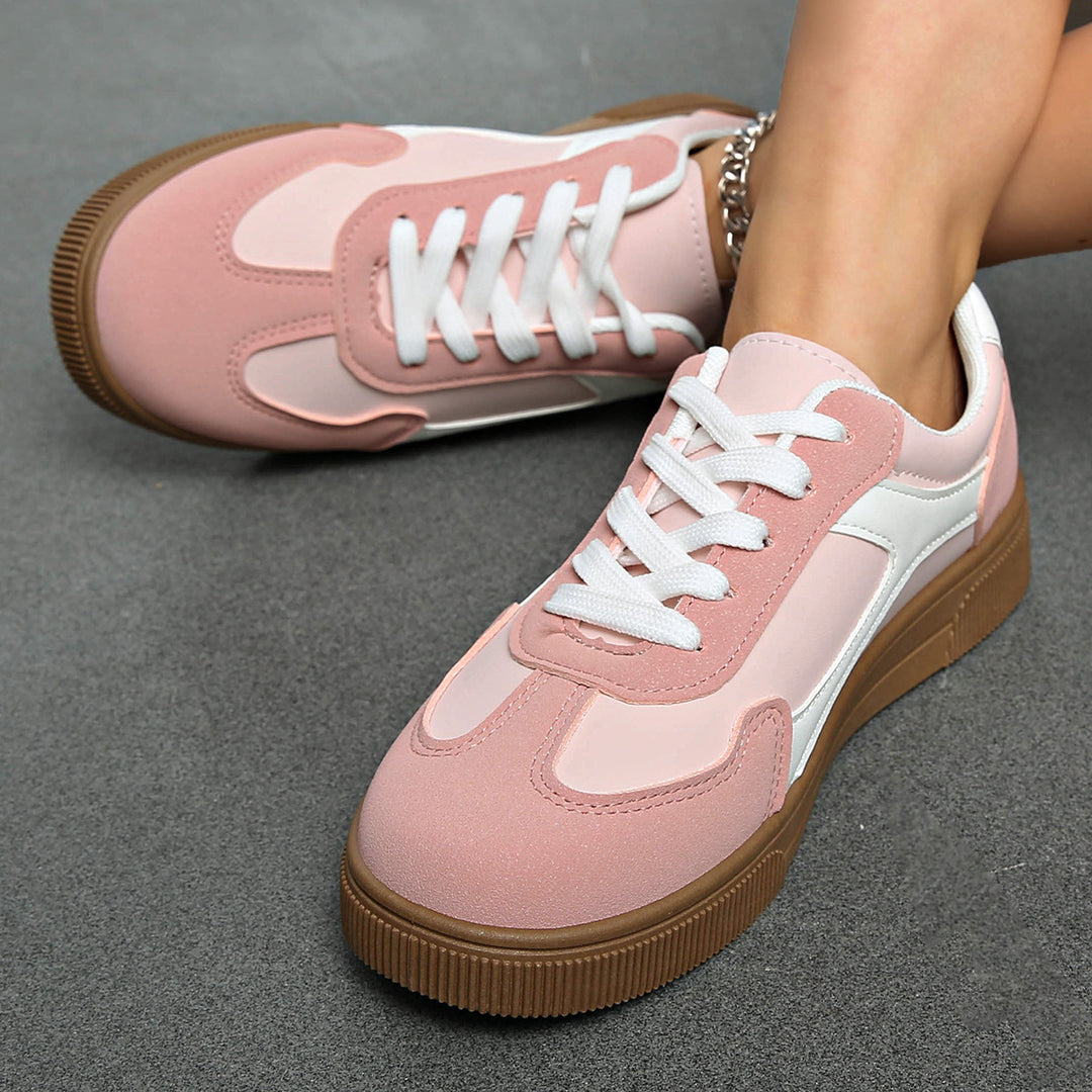 Damen Sportliche Sneaker mit flexiblem Sohlenprofil und atmungsaktivem Obermaterial EB