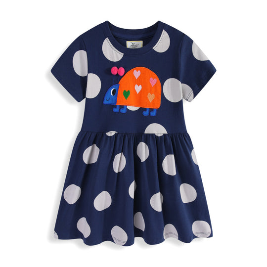 Mädchen Tüllkleid mit niedlichem Tiermotiv EB