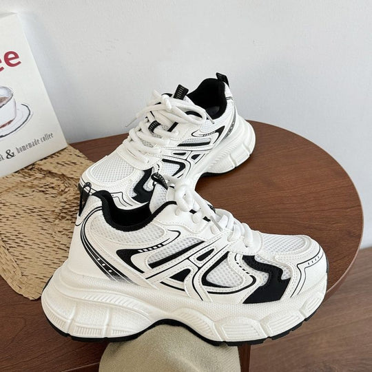Damen Sportliche Sneaker mit ergonomischer Dämpfung und atmungsaktiver Mesh-Oberfläche EB