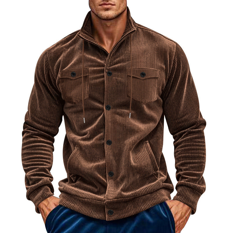 Herren cordjacke mit praktischen Brusttaschen EB