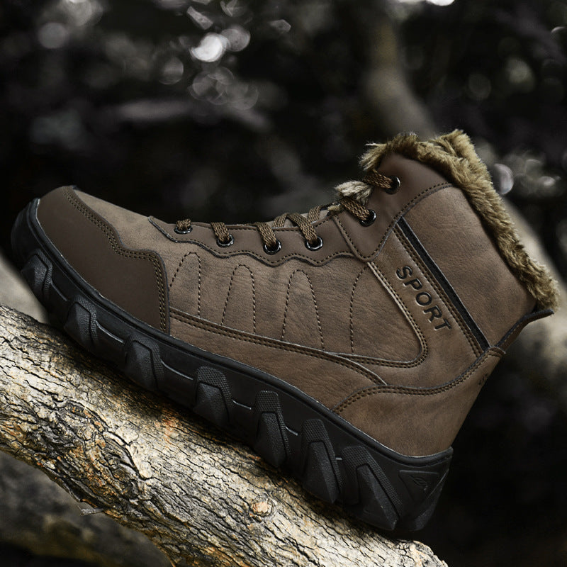 Damen Sportliche Winterwanderstiefel mit isolierendem Futter und rutschfester Sohle EB