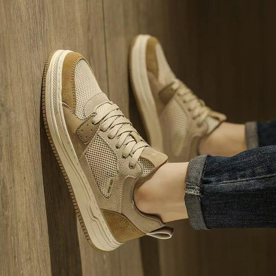 Damen Atmungsaktive Freizeit Sneakers mit rutschfester Sohle und gepolstertem Fußbett EB