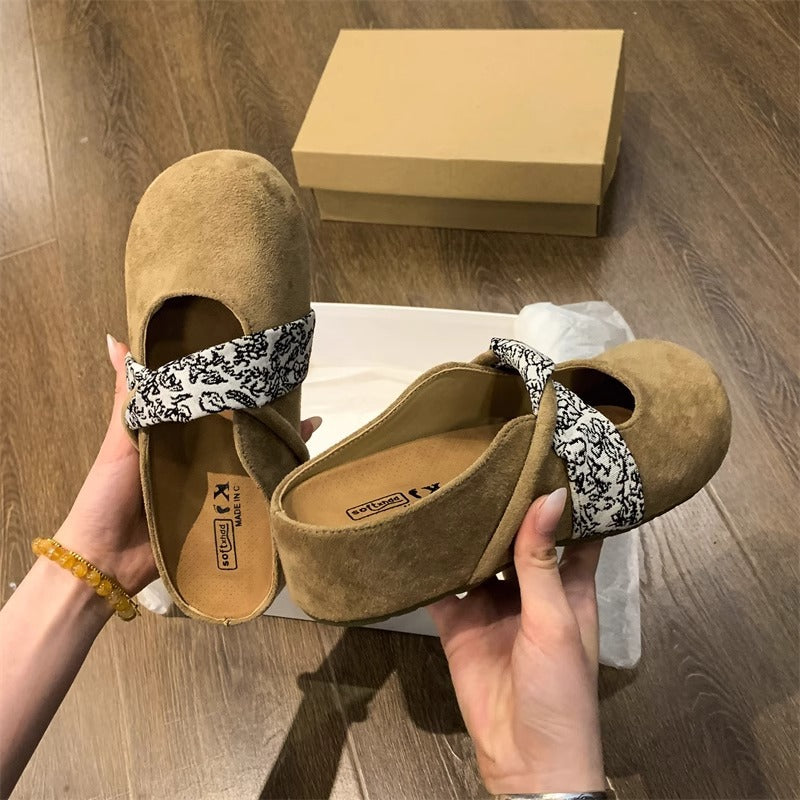 Damen Komfortable Clogs mit modischem Riemendesign EB
