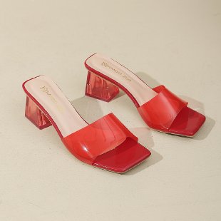 Damen Slingback Absatzschuhe mit modernem Design und elegantem Glanz EB