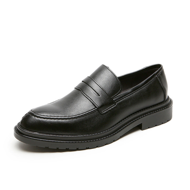 Damen Lederslipper mit rutschfester Profilsohle und eleganter Applikation EB
