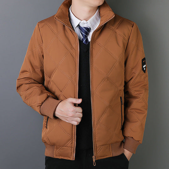 EB | Steppjacke Regular Fit Warme Fütterung Rippkante Reißverschluss