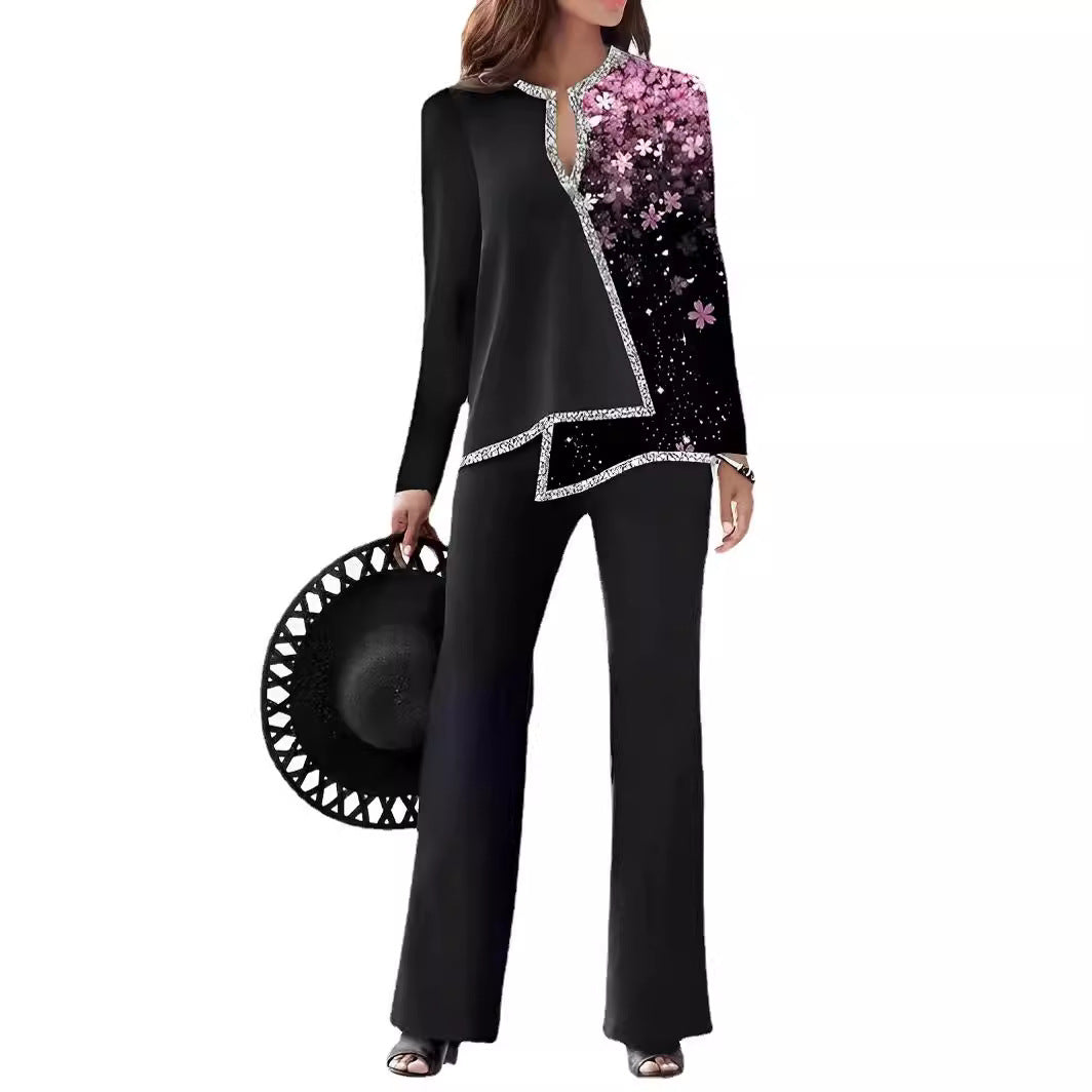 Damen Elegante Statement-Jacke mit asymmetrischem Schnitt und funkelnden Details EB