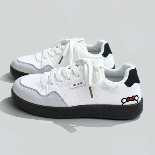 Damen Modische Sneakers mit stilvollen Applikationen EB
