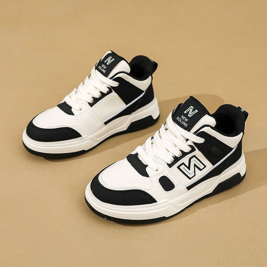 Damen Sportliche High-Top Sneakers mit modischem Design und atmungsaktiver Oberflächenstruktur EB