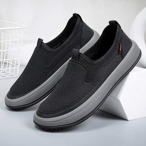 Damen Atmungsaktive Slip-On Freizeitschuhe mit flexiblem Sohlenkomfort EB