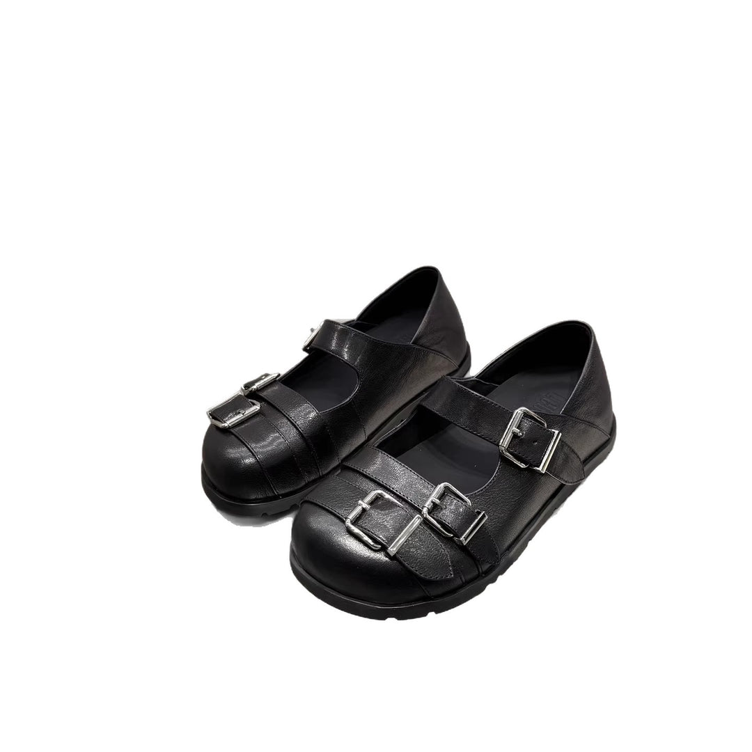 Damen Komfortable Sandalen mit praktischen Schnallen und robustem Fußbett EB
