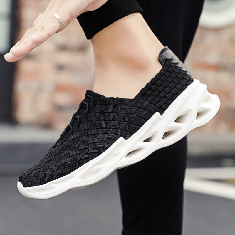 Damen Atmungsaktive Slip-On Sneakers mit innovativer Sohlenkonstruktion EB