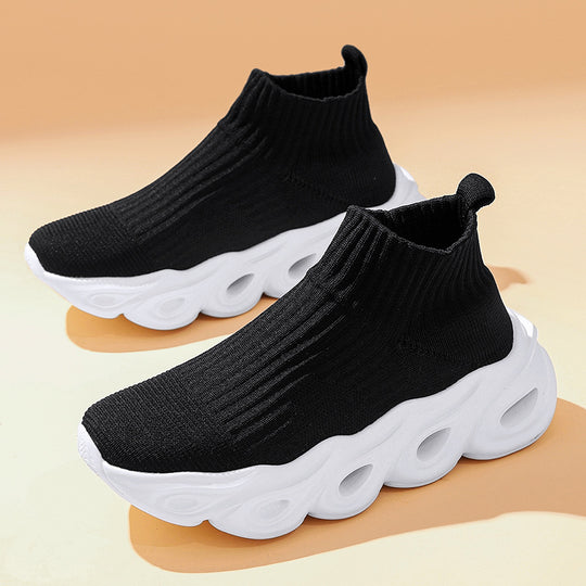 Damen Sportliche Strick-Sneaker mit innovativer Sohlenkonstruktion EB