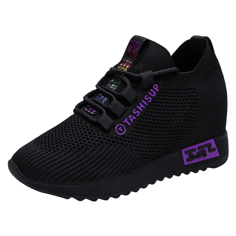 Damen modische Sneakers mit atmungsaktiver Obermaterialstruktur und rutschfester Sohle EB