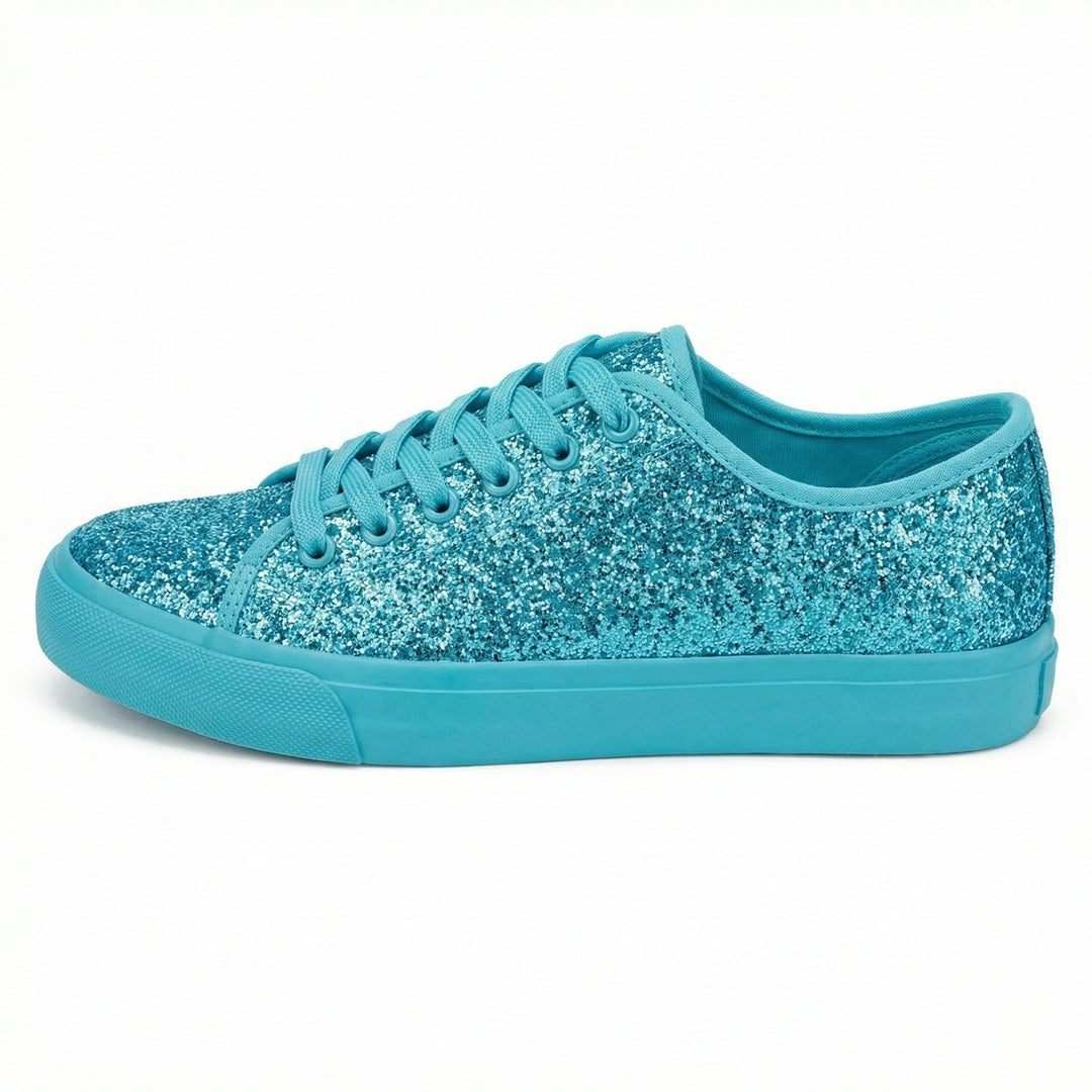 Damen Glitzernde Sneaker mit atmungsaktiver Sohle und zusätzlichem Komfort EB