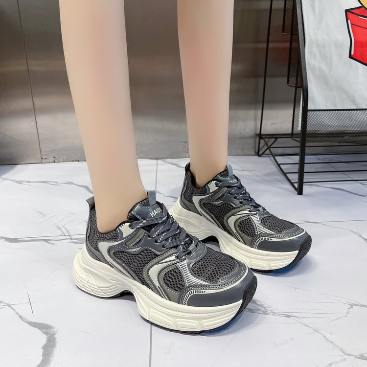 Damen modische Laufsneaker mit atmungsaktivem Obermaterial und komfortabler Dämpfung EB