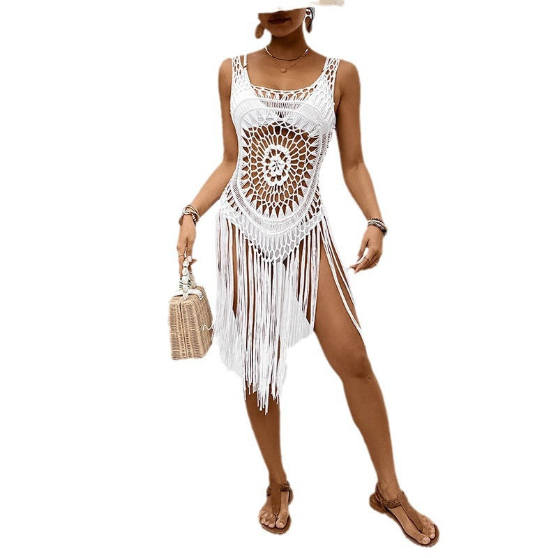 Damen Makramee Strandcover-up EB