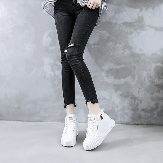 Damen Hohe Winter Sneakers mit dämpfendem Innenfutter EB