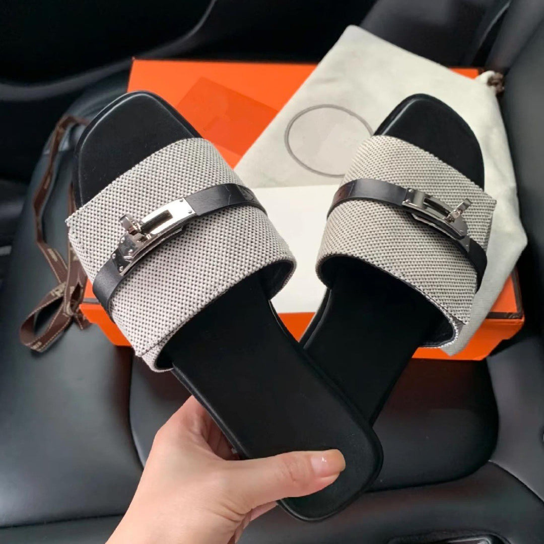 Damen Bequeme Freizeitsandalen mit modischem Riemendesign EB