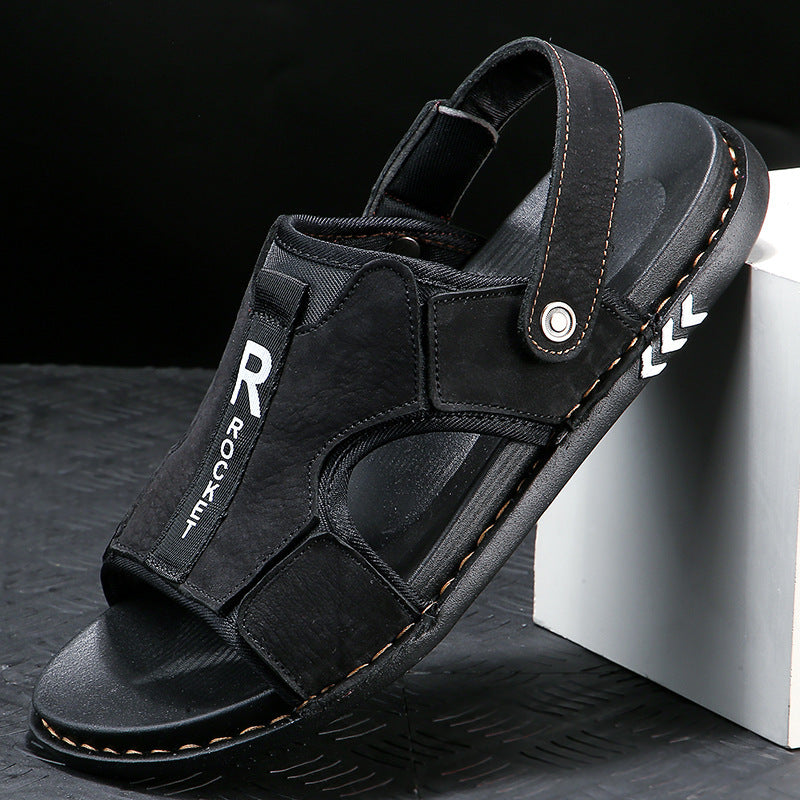 Herren Komfortable und stylische Freizeitsandalen mit verstellbarem Riemen EB