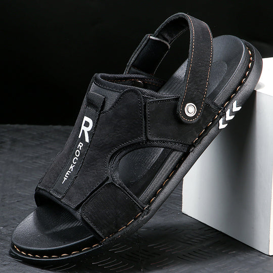 Herren Komfortable und stylische Freizeitsandalen mit verstellbarem Riemen EB