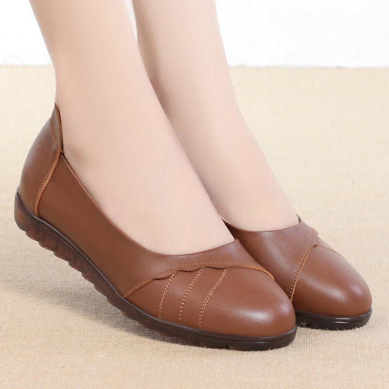 Damen Klassische Ballerinas mit atmungsaktivem Innenmaterial und rutschfester Sohle EB