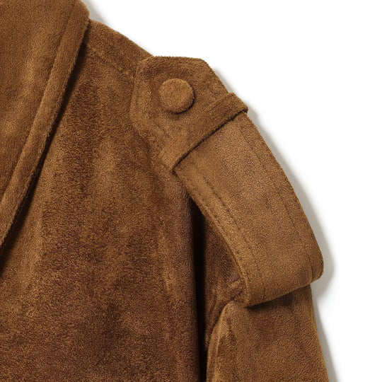 Damen modische Wildlederjacke mit praktischen Taschen EB