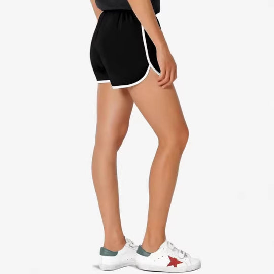 Damen Sportliche Shorts mit elastischem Bund EB