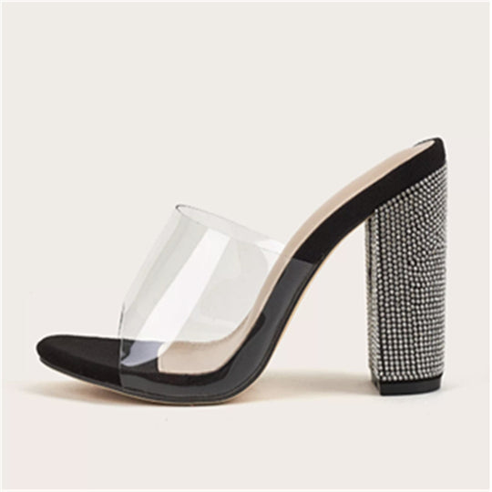 Damen Glamouröse High Heel Sandalen EB