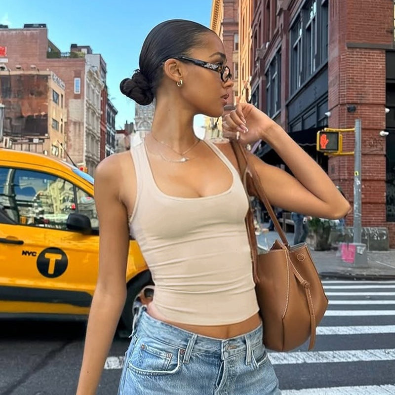 Damen Sportliches Tanktop mit breiten Trägern EB