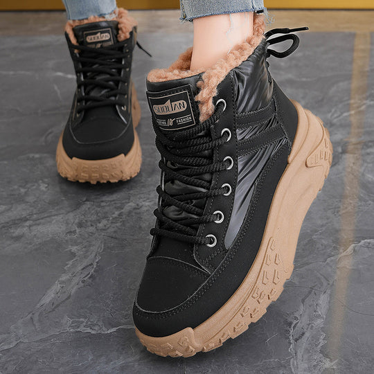 Damen Winterliche Sneakers mit hohem Schaft EB